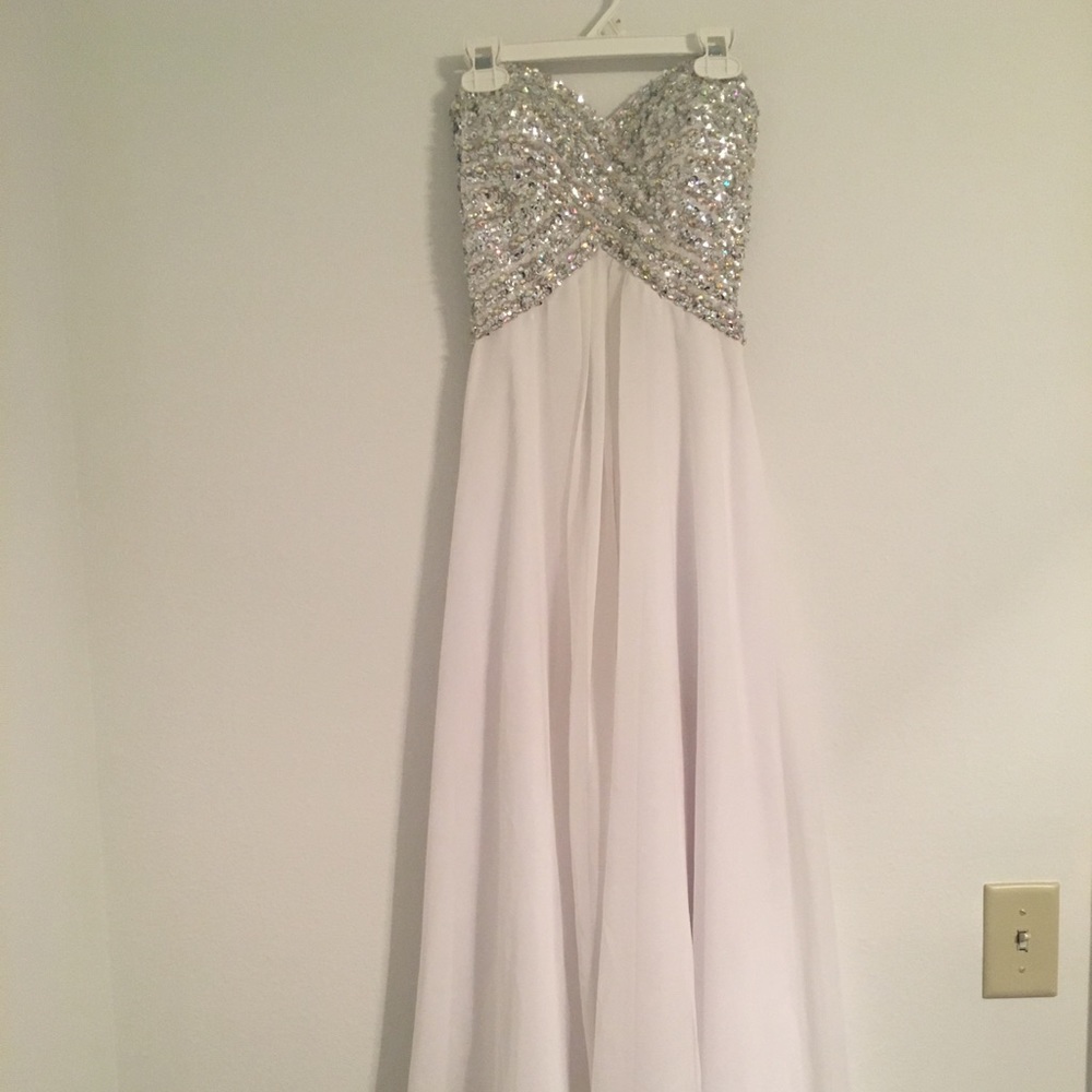 White prom dress!